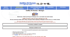 Desktop Screenshot of hallmacrvrentals.com